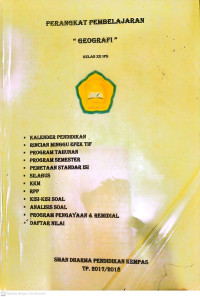 Image of PERANGKAT PEMBELAJARAN GEOGRAFI KELAS XII IPS