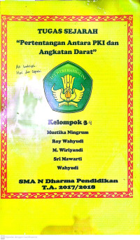 Image of tugas sejarah, Pertentangan antara PKI dan angkatan darta