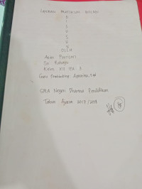 Image of LAPORAN PRATIKUM BIOLOGI