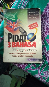 Image of Pidato 3 Bahasa Arab,Inggris,Media