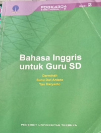 Image of Bahasa Inggris untuk guru SD