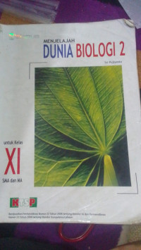 Image of menjelajah dunia biologi kelas xi