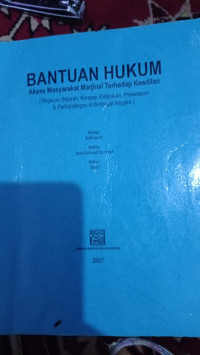 Image of Bantuan Hukum: Akses Masyarakat Marjinal terhadap Keadilan Tinjauan