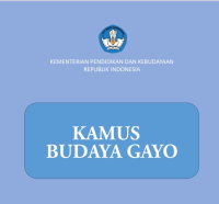 Image of (E) Kamus budaya gayo