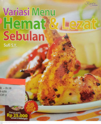 Image of variasi menu dan hemat  dan lezat sebulan